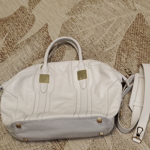 Rachel Zoe White Cream Leather Satchel